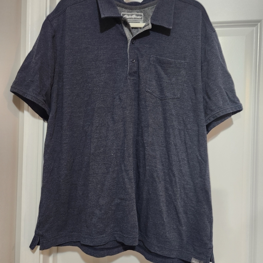 Eddie Bauer Dark Blue Polo Shirt